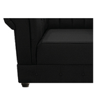 Poltrona Decorativa Chesterfield Ana Corano Preto - Doce Sonh