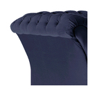 Poltrona Decorativa Chesterfield Sofia Corano Azul Marinho -