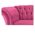 Poltrona Decorativa Chesterfield Sofia Corano Pink- Amarena M