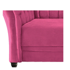 Poltrona Decorativa Chesterfield Sofia Corano Pink- Amarena M