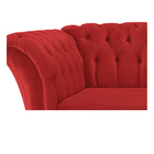 Poltrona Decorativa Chesterfield Sofia Corano Vermelho - Amar