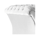 Poltrona Decorativa Chesterfield Sofia Suede Branco - Amarena