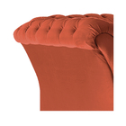 Poltrona Decorativa Chesterfield Sofia Suede Terracota - Amar