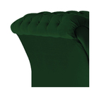 Poltrona Decorativa Chesterfield Sofia Suede Verde - Doce Son