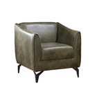 Poltrona Decorativa Chicago Tecido Verde Musgo