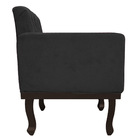 Poltrona Decorativa Classic Pés Luiz Xv Linho - Amarena Móvei