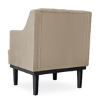 Poltrona Decorativa Clássica Base Em Madeira Suede Cores - Ds