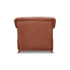 Poltrona Decorativa Com 1 Almofada Armstrong Veludo Cobre G63