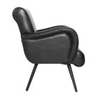 Poltrona Decorativa Com Puff Carlota Yescasa