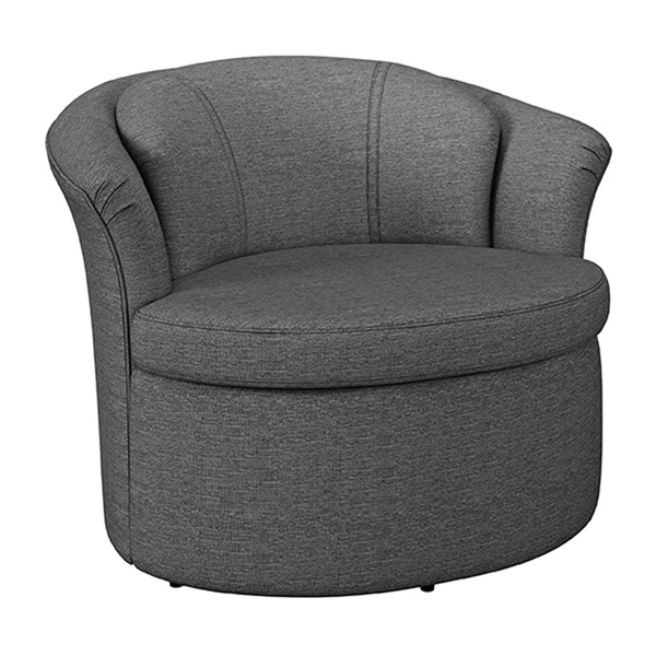 Poltrona Decorativa Com Sapata De Plástico Granada Linho Chum