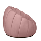 Poltrona Decorativa Concha C/almofada Veludo Rosa - Montanari