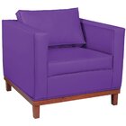 Poltrona Decorativa Corano Esper  Roxo