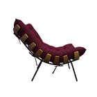 Poltrona Decorativa Costela Base Fixa Suede - Doce Sonho Móve