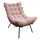 Poltrona Decorativa Costela Base Fixa Suede - Doce Sonho Móve