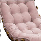 Poltrona Decorativa Costela Base Giratória Suede - Doce Sonho