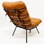 Poltrona Decorativa Costela De Adão Aramada Para Sala De Esta