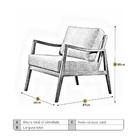 Poltrona Decorativa Couro Caramelo Isis