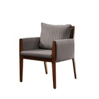 Poltrona Decorativa Cru Em Veludo Angkor