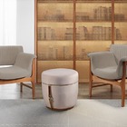 Poltrona Decorativa Cru Em Veludo Argos