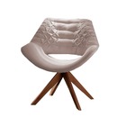 Poltrona Decorativa Cru Em Veludo Cetus