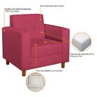 Poltrona Decorativa Dallas Maranata Estofados Pink