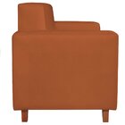 Poltrona Decorativa Dallas Suede Maranata Móveis Terracota