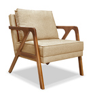 Poltrona Decorativa De Luxo Frida Linho Dourado G63 - Gran Be