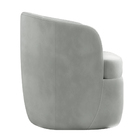 Poltrona Decorativa Design Moderno Bel Sala De Estar Base Gir