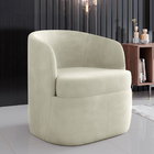 Poltrona Decorativa Design Moderno Bel Sala De Estar Base Gir