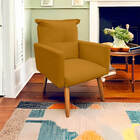 Poltrona Decorativa Duda Para Sala E Quarto Suede - Jylcrom -