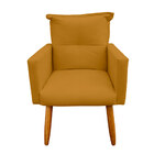 Poltrona Decorativa Duda Para Sala E Quarto Suede - Jylcrom -