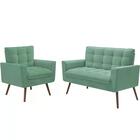 Poltrona Decorativa E Namoradeira Pes Palito Gm Milani Store