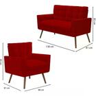 Poltrona Decorativa E Namoradeira Pes Palito Gm Milani Store