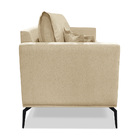 Poltrona Decorativa Elba Linho Dourado - Loja Sheep