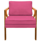 Poltrona Decorativa Elizabeth E01 Base  Madeira Corano - Amar