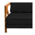 Poltrona Decorativa Elizabeth E01 Base  Madeira Corano - Amar