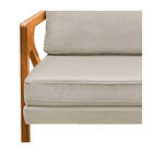 Poltrona Decorativa Elizabeth E01 Base  Madeira Corano - Doce