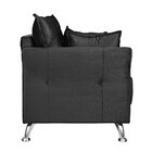 Poltrona Decorativa Elizabeth Veludo Preto Turkay Black - Spe