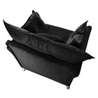 Poltrona Decorativa Elizabeth Veludo Preto Turkay Black - Spe