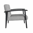 Poltrona Decorativa Em Algodão Doha Yescasa Cinza