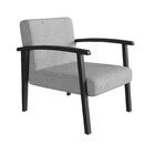 Poltrona Decorativa Em Algodão Doha Yescasa Cinza