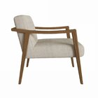 Poltrona Decorativa Em Algodão Petra Yescasa Bege Clara