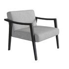 Poltrona Decorativa Em Algodão Petra Yescasa Cinza