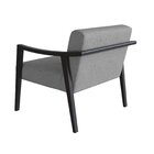 Poltrona Decorativa Em Algodão Petra Yescasa Cinza