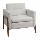 Poltrona Decorativa Em Poliéster Citta Bege