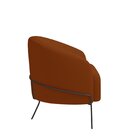 Poltrona Decorativa Em Veludo Céu Yescasa Terracota