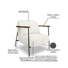 Poltrona Decorativa Esra Boucle - Montanaris Decor - Boucle O