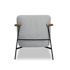 Poltrona Decorativa Esra Boucle - Montanaris Decor - Cinza