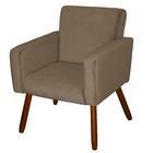 Poltrona Decorativa Estar - Marrom Claro