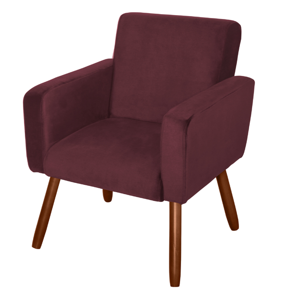 Poltrona Decorativa Estar - Vinho